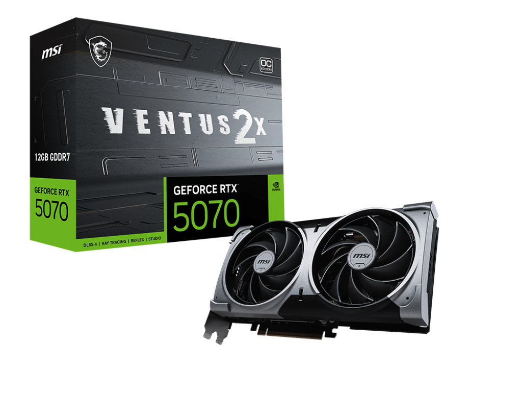 MSI Grafikkarte GeForce RTX 5070 12G VENTUS 2X OC