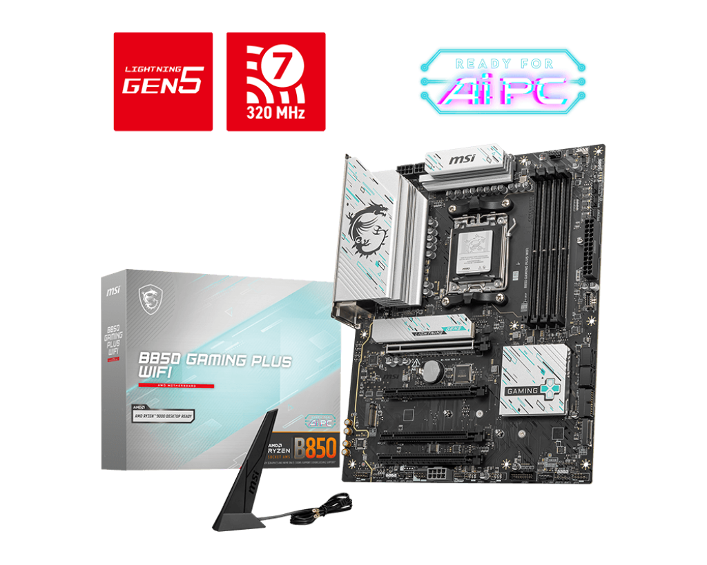 MSI Mainboard B850 GAMING PLUS WIFI