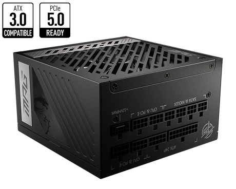 MPG A1000G PCIE5 : Alimentation, 80 Plus Gold, ATX 3.0, Support GPU