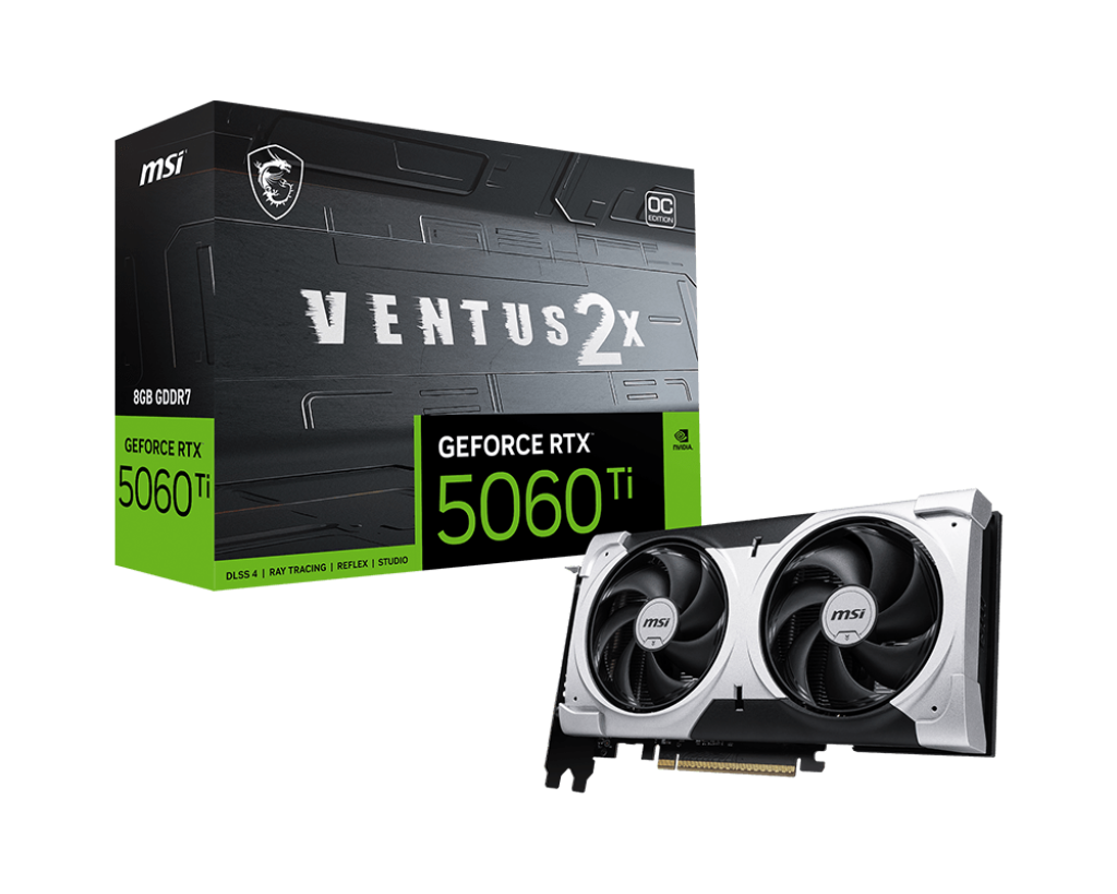 MSI Grafikkarte GeForce RTX 5060 Ti 8G VENTUS 2X OC PLUS