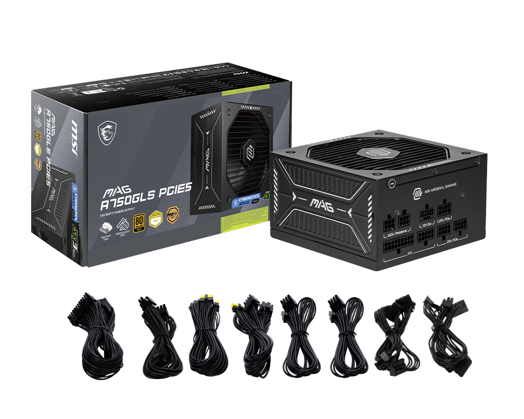 MSI Desktop PC Netzteil MAG A750GLS PCIE5
