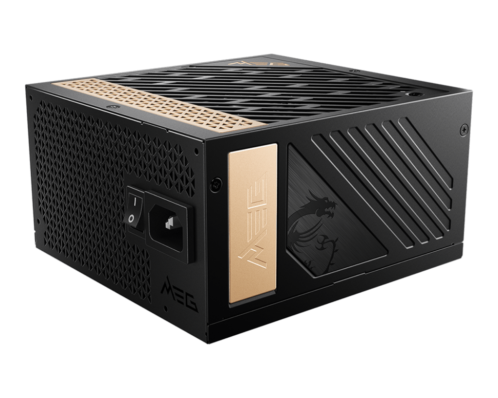 MEG Ai1300P PCIE5 : Alimentation, 1300W, 80 Plus Gold, ATX 3.0, Support GPU