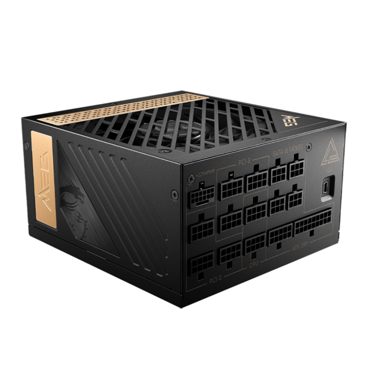 MSI MEG Ai1300P PCIE5 80 Plus Platinum Modular | Fuente de Alimentación