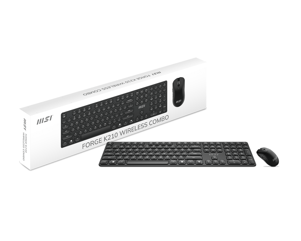 MSI Gaming Tastatur/Mouse FORGE K210 WIRELESS COMBO DE