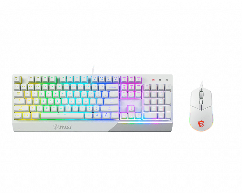 MSI Gaming Tastatur/Maus Combo VIGOR GK30 WHITE DE - MSI e-Shop | Offiziell von MSI Deutschland