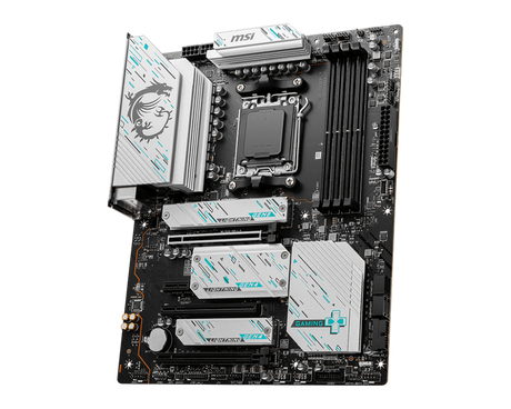 X670E GAMING PLUS WIFI : ATX Socket AM5 AMD X670E - 4x DDR5 - M.2 PCIe 5.0 - USB 3.2 - PCI-Express 5.0 16x - LAN 2.5 GbE - Wi-Fi 6E/Bluetooth 5.3