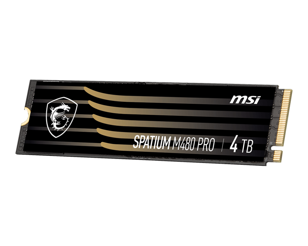 MSI SSD SPATIUM M480 PRO PCIe 4.0 NVMe M.2 4TB - MSI e-Shop | Offiziell von MSI Deutschland