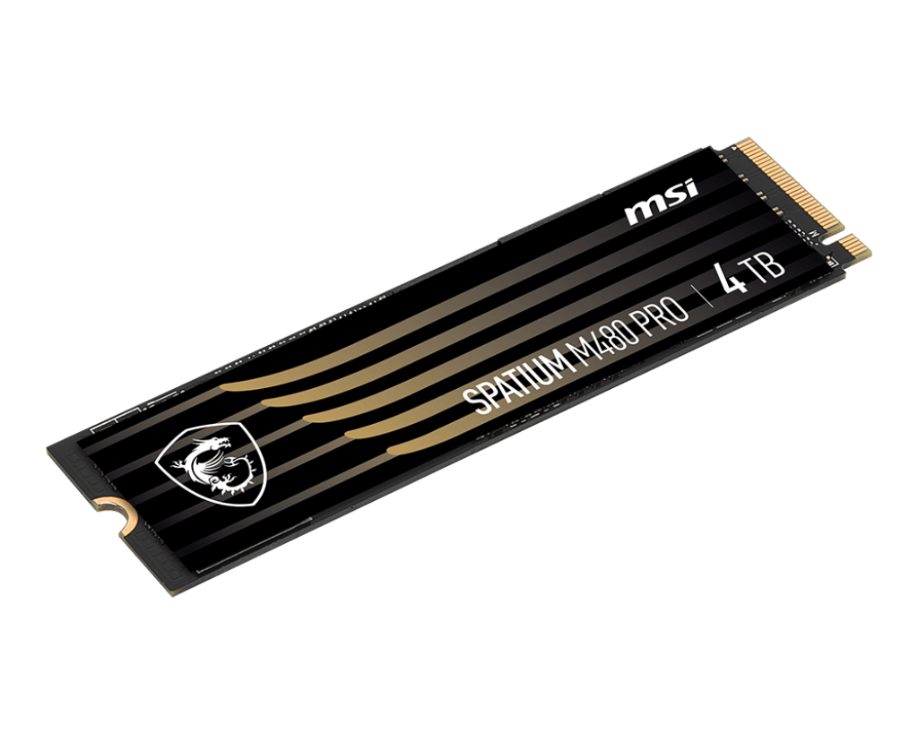 MSI SSD SPATIUM M480 PRO PCIe 4.0 NVMe M.2 4TB - MSI e-Shop | Offiziell von MSI Deutschland