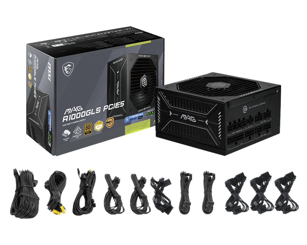 MSI Desktop PC Netzteil MAG A1000GLS PCIE5