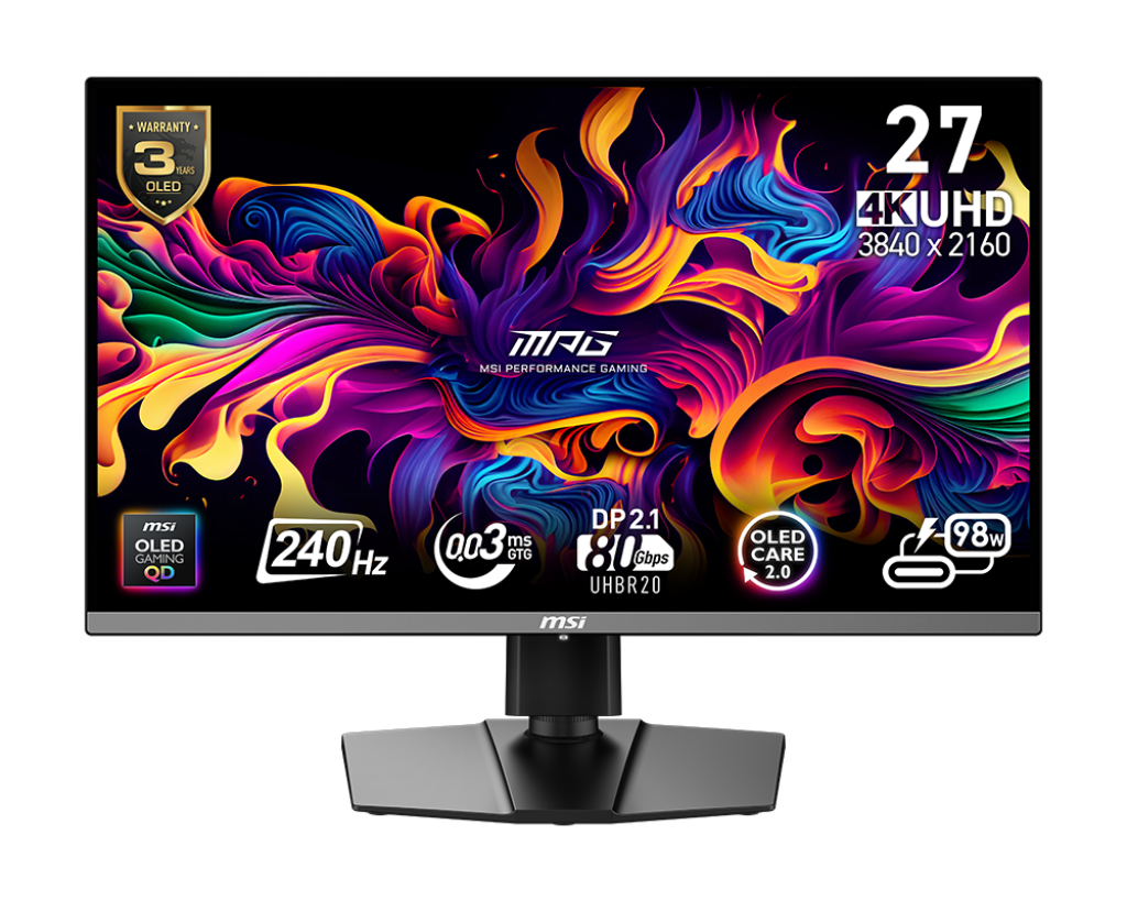 MPG 272URX QD-OLED | MSI Gaming Monitor *** Verpackung leicht beschädigt***