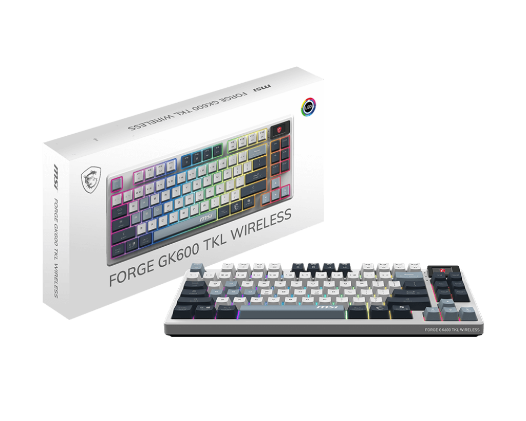 MSI FORGE GK600 TKL W SKY FR