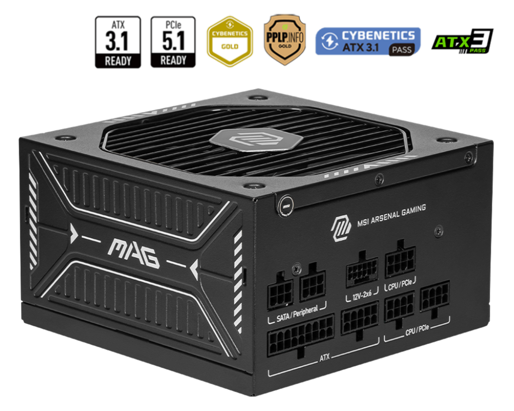 MSI Dektop PC Netzteil MAG A650GLS PCIE5