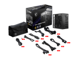 MPG A850G PCIE5 : Alimentation, 850W, 80 Plus Gold, ATX 3.0, Support GPU