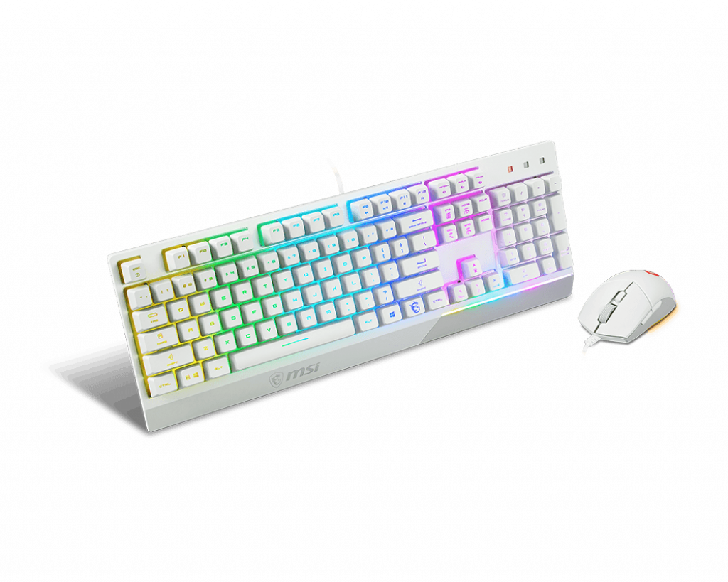 MSI Gaming Tastatur/Maus Combo VIGOR GK30 WHITE DE - MSI e-Shop | Offiziell von MSI Deutschland