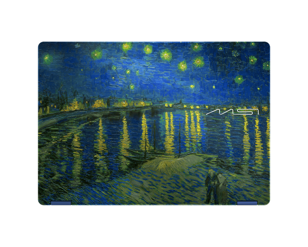 MSI Laptop Prestige 14 Flip AI+ Starry Night Over the Rhon