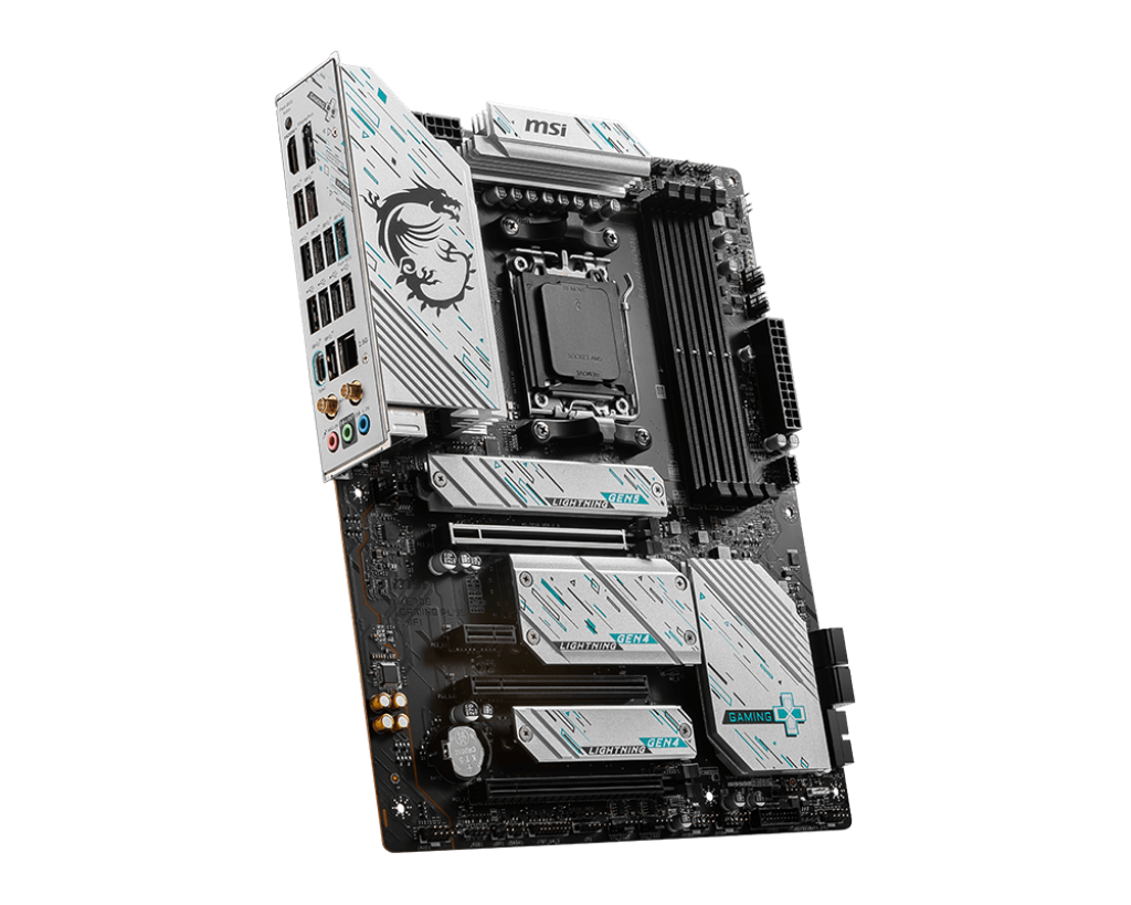 X670E GAMING PLUS WIFI : ATX Socket AM5 AMD X670E - 4x DDR5 - M.2 PCIe 5.0 - USB 3.2 - PCI-Express 5.0 16x - LAN 2.5 GbE - Wi-Fi 6E/Bluetooth 5.3