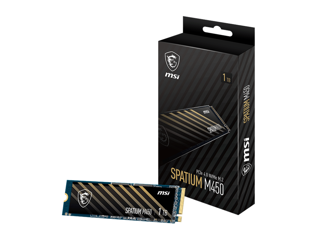MSI SSD SPATIUM M450 PCIe 4.0 NVMe M.2 1TB V1