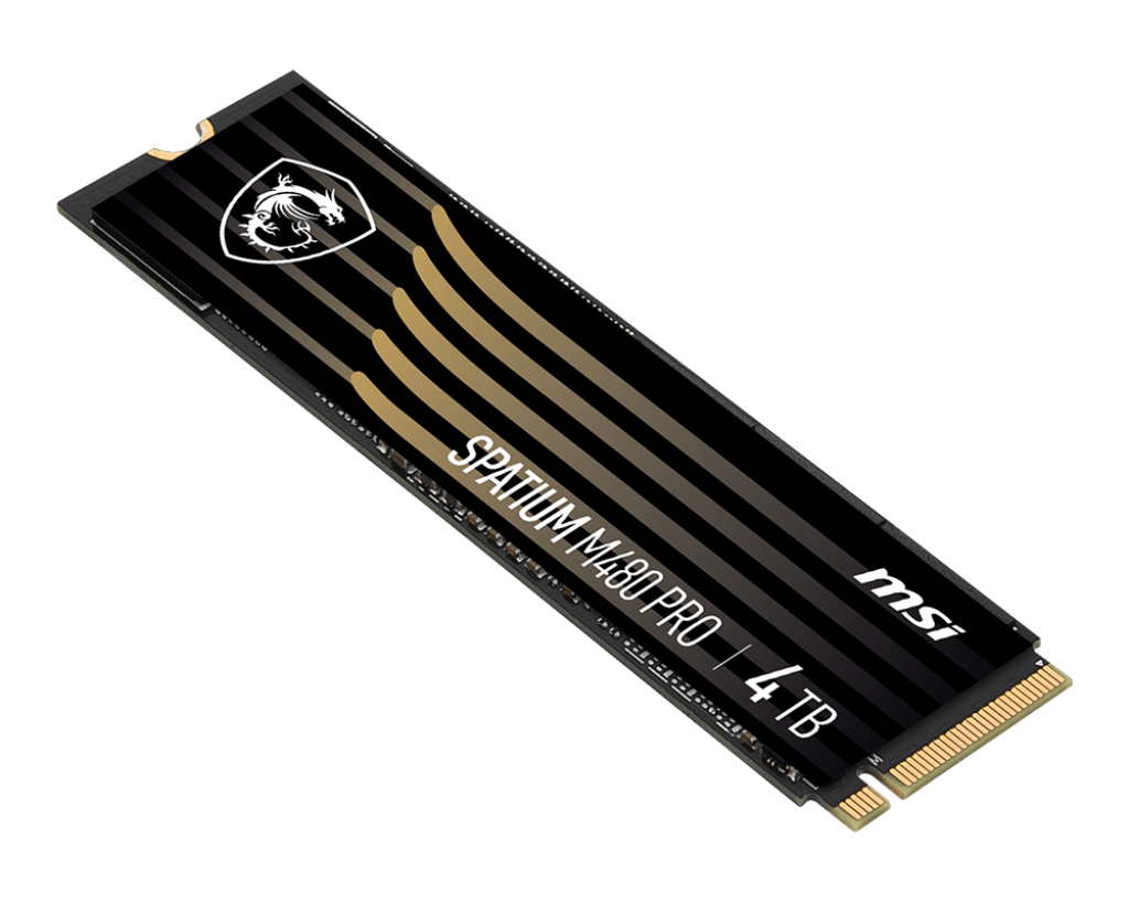 MSI SSD SPATIUM M480 PRO PCIe 4.0 NVMe M.2 4TB - MSI e-Shop | Offiziell von MSI Deutschland