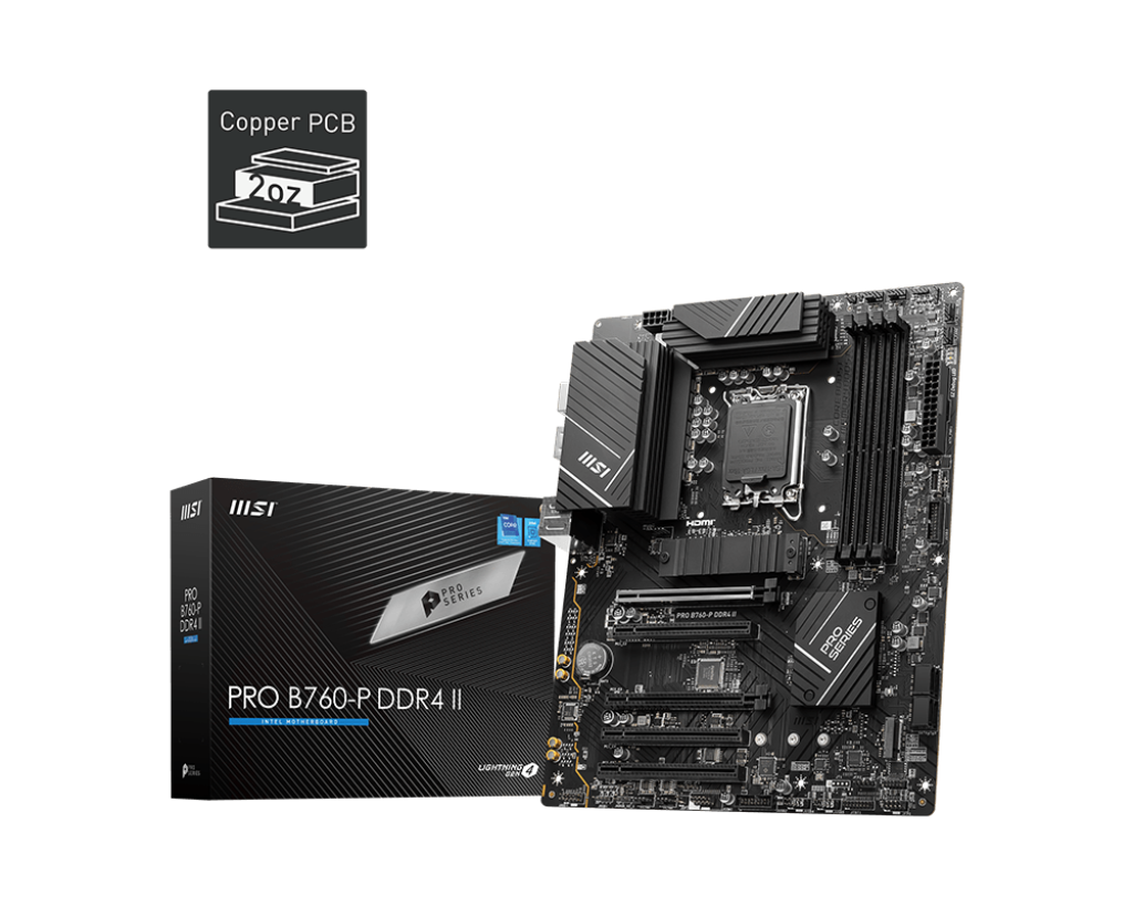 MSI Motherboard PRO B760-P DDR4 II