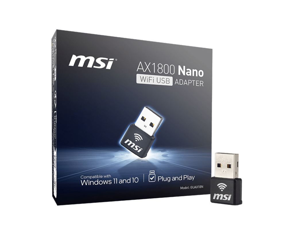 MSI AX1800 Nano WiFi USB Adapter | Redes