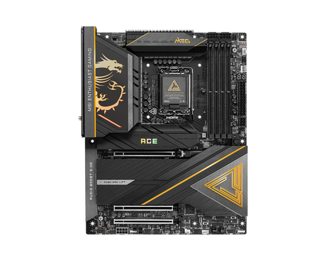 MEG Z890 ACE - Intel Z890 - Socket LGA1851 - ATX - Wi-Fi 7 - Compatible processeurs Intel Core Ultra - Support DDR5