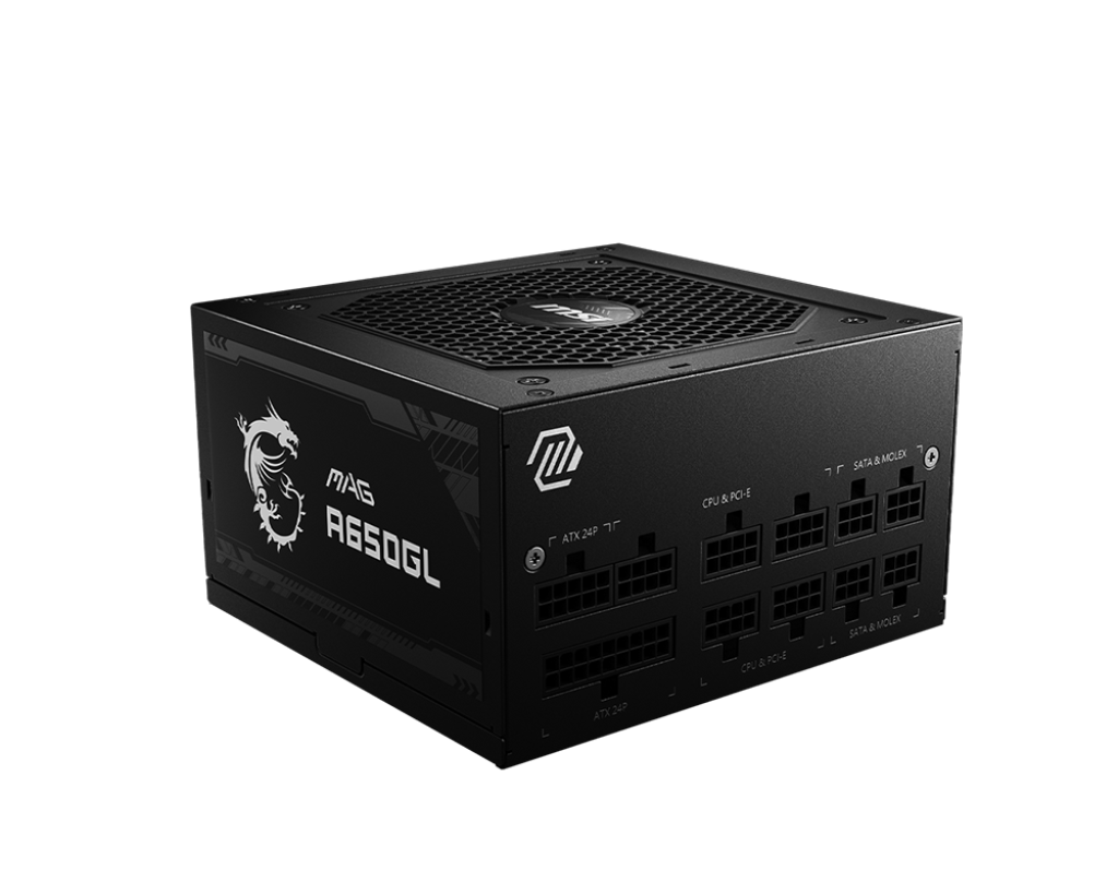 MAG A650GL : 650W 80 Plus Gold, Format compact, Câbles plats