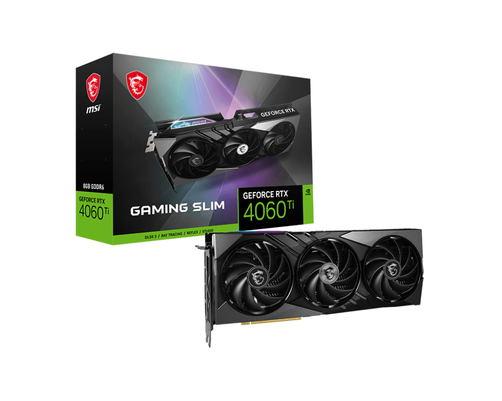 MSI Gaming Grafikkarte GeForce RTX 4060 Ti GAMING SLIM 8G - MSI e-Shop | Offiziell von MSI Deutschland