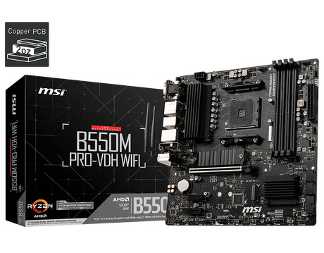 MSI Motherboard B550M PRO-VDH WIFI - MSI e-Shop | Offiziell von MSI Deutschland