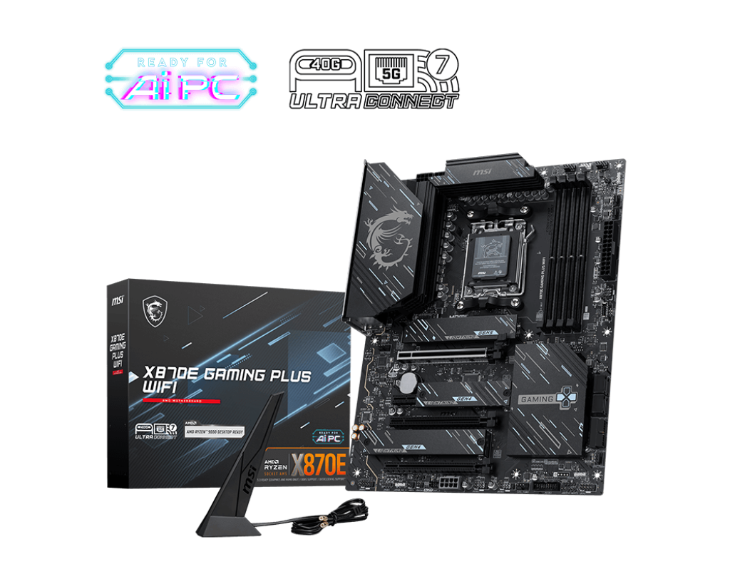 MSI Motherboard X870E GAMING PLUS WIFI