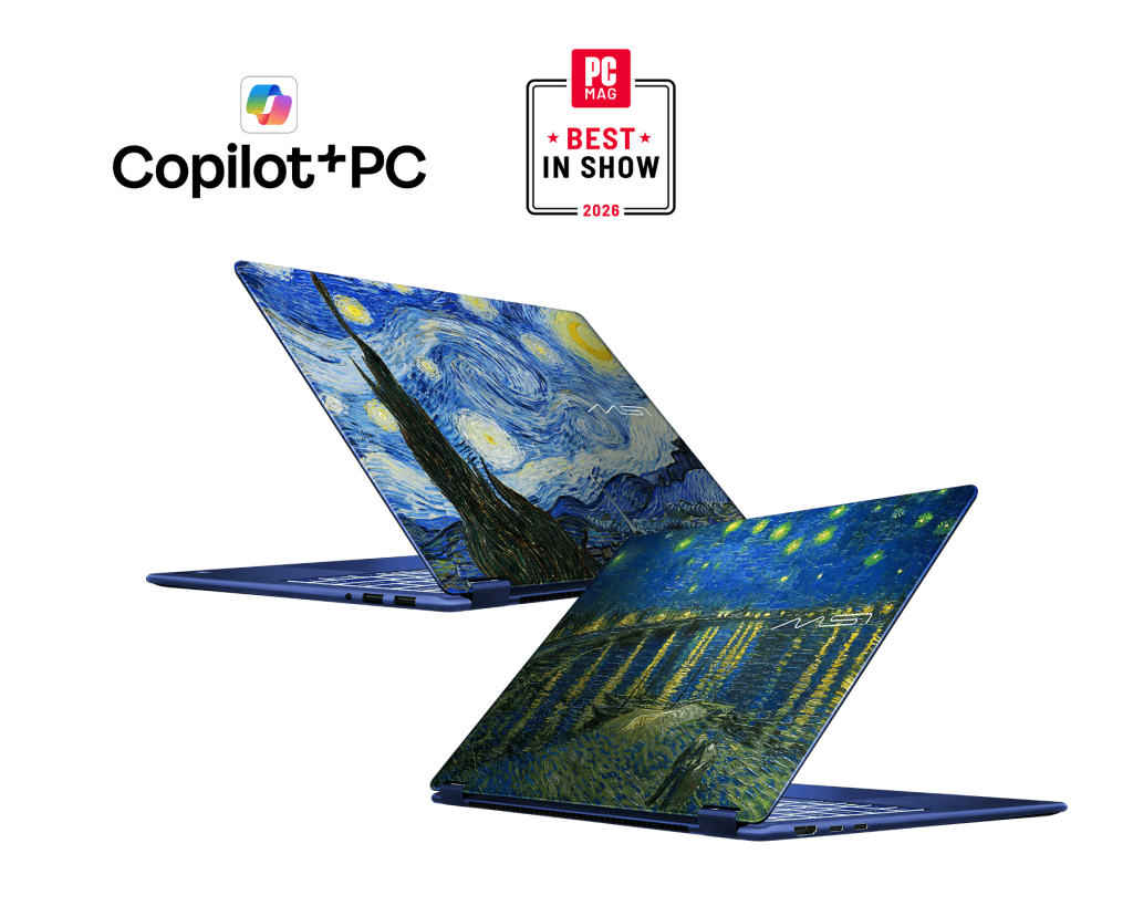 MSI Laptop Prestige 14 Flip AI+ The Starry Night-270DEN