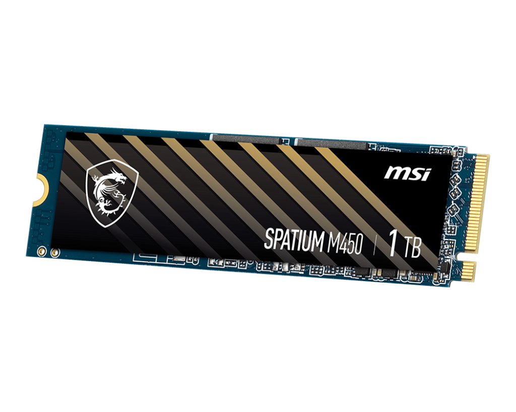 MSI SSD SPATIUM M450 PCIe 4.0 NVMe M.2 1TB - MSI e-Shop | Offiziell von MSI Deutschland