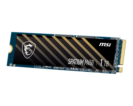 MSI SSD SPATIUM M450 PCIe 4.0 NVMe M.2 1TB - MSI e-Shop | Offiziell von MSI Deutschland