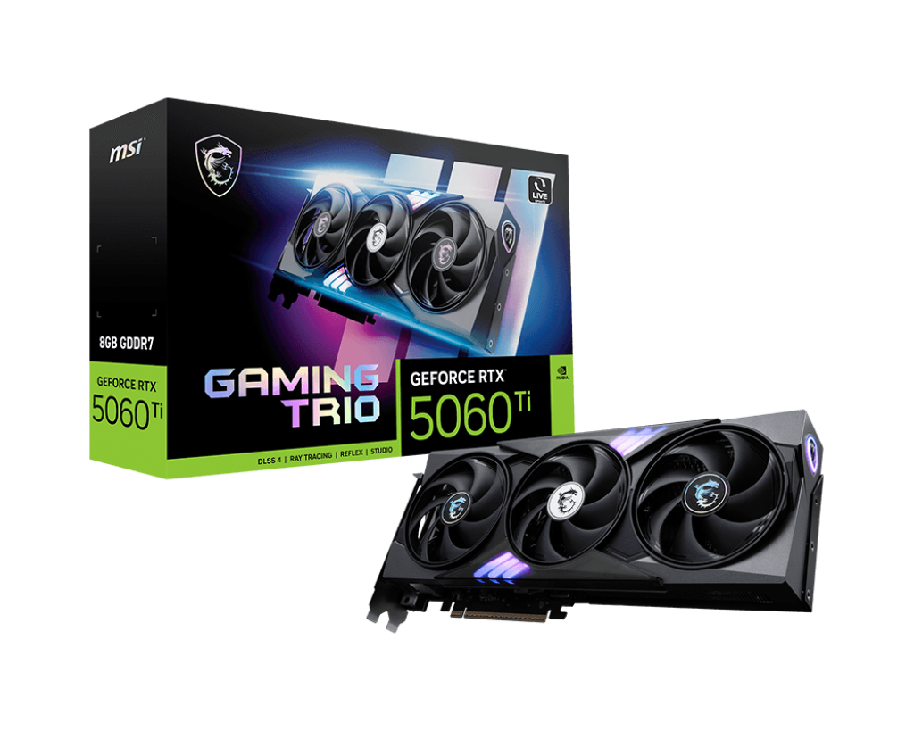 MSI Grafikkarte GeForce RTX 5060 Ti 8G GAMING TRIO