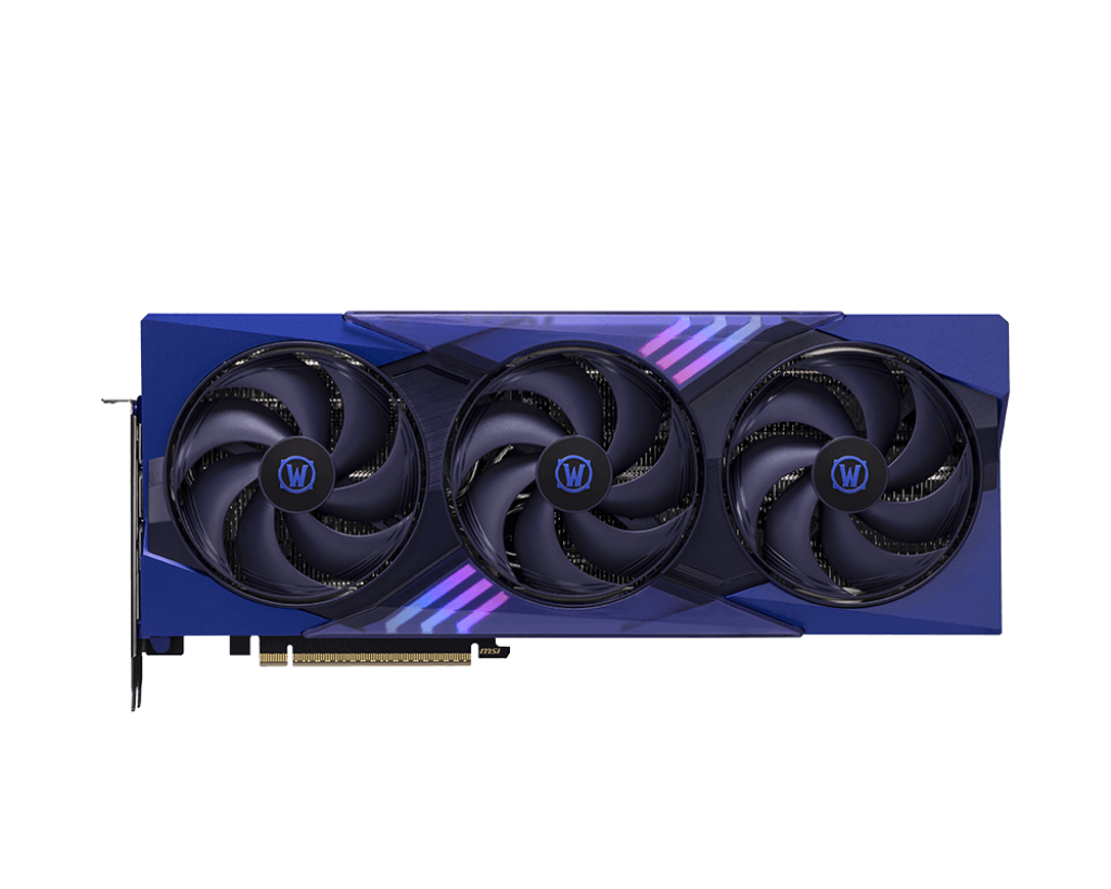 MSI Grafikkarte GeForce RTX 5070 12G World of Warcraft MIDNIGHT VOID EDITION OC