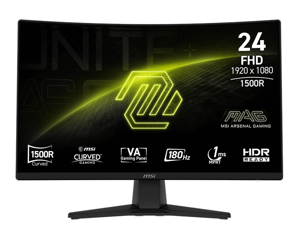 Écran Gamer | MSI MAG 242C 24" Curved FHD 180Hz 1ms