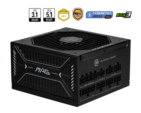 MSI Desktop PC Netzteil MAG A850GLS PCIE5