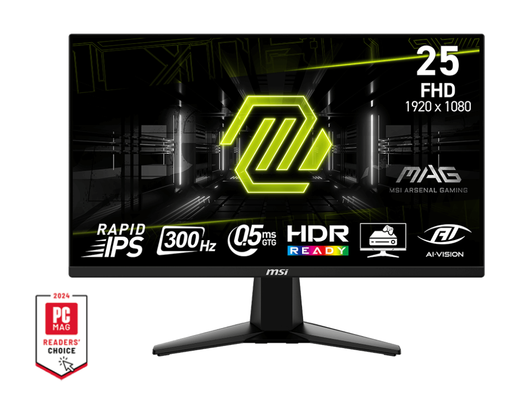 Écran Gamer | MSI MAG 255XF | 24.5" FHD 300Hz Rapid IPS | FreeSync Premium