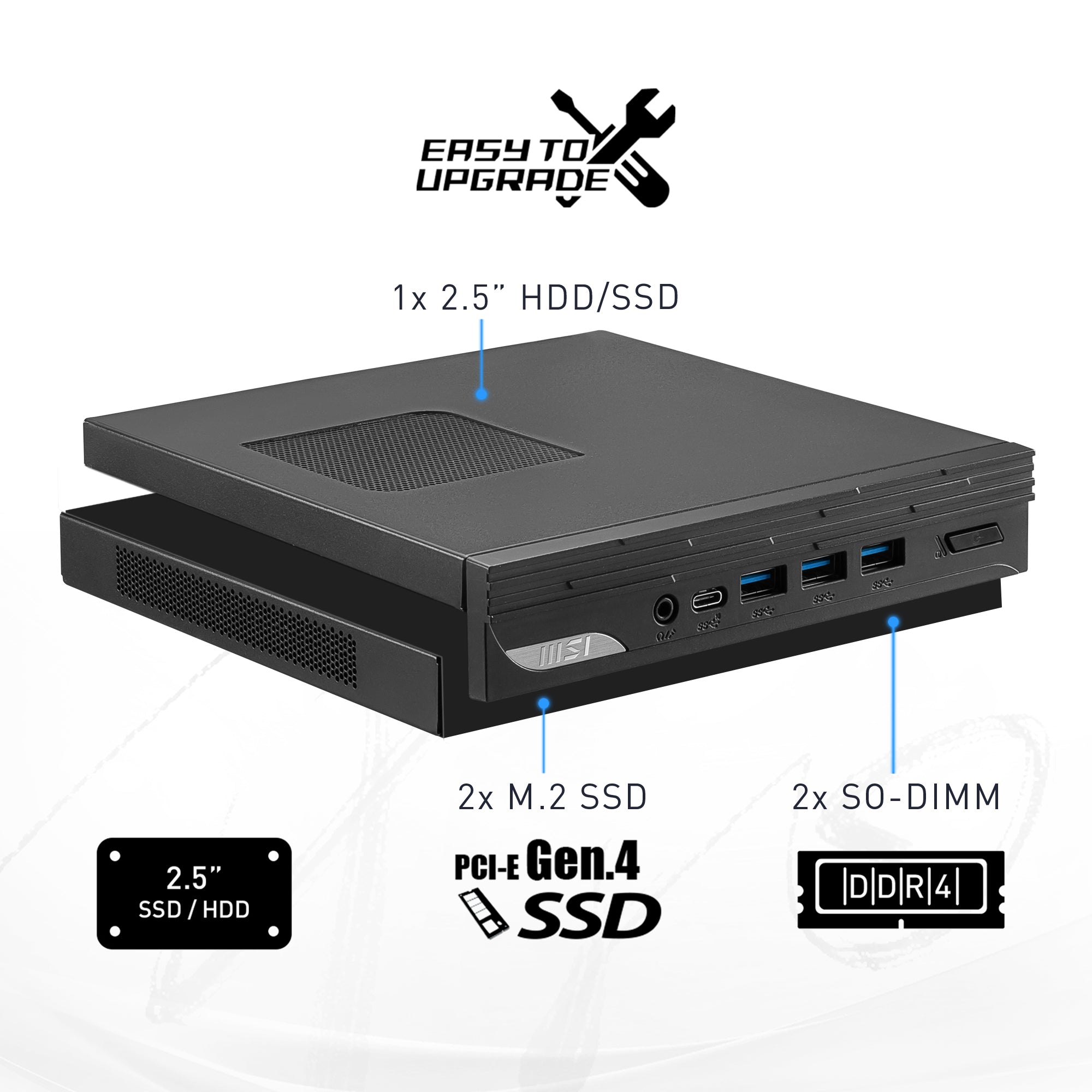 PRO DP10 13M-001EU | MSI Pro Desktop PC