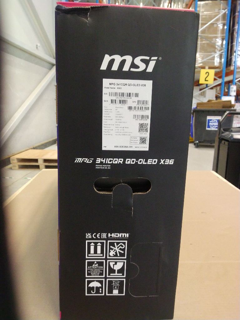 MPG 341CQR QD-OLED X36 | MSI Gaming Monitor  ****Verpackung leicht beschädigt****