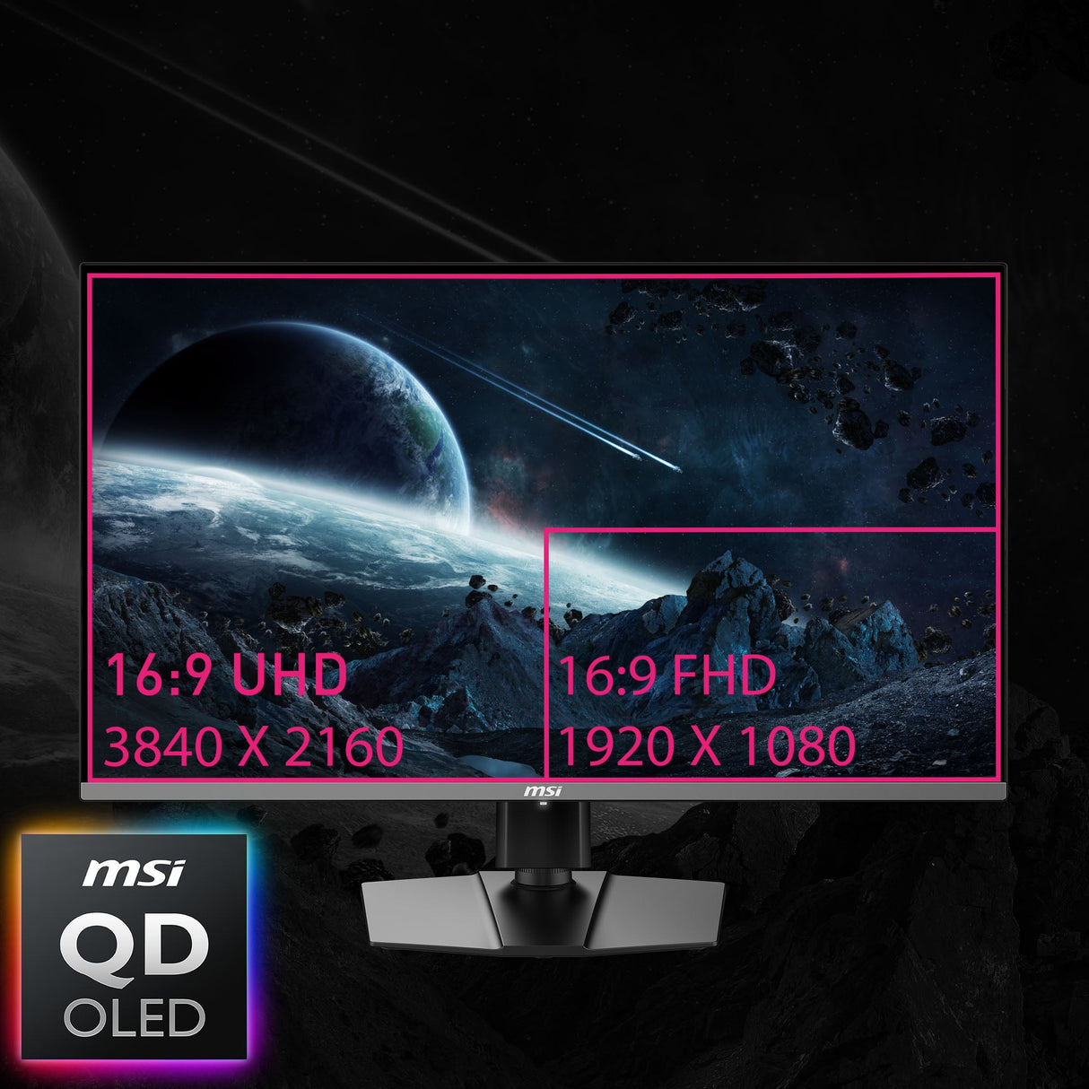 MPG 272URX QD-OLED | MSI Gaming Monitor *** Verpackung leicht beschädigt***