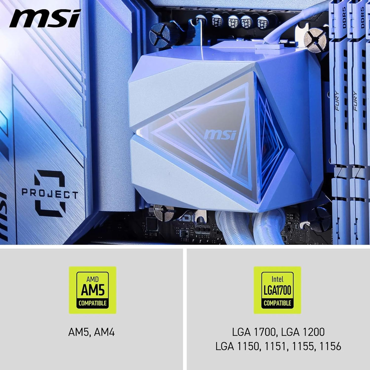 MSI Wasserkühlung MAG CORELIQUID I360 WHITE
