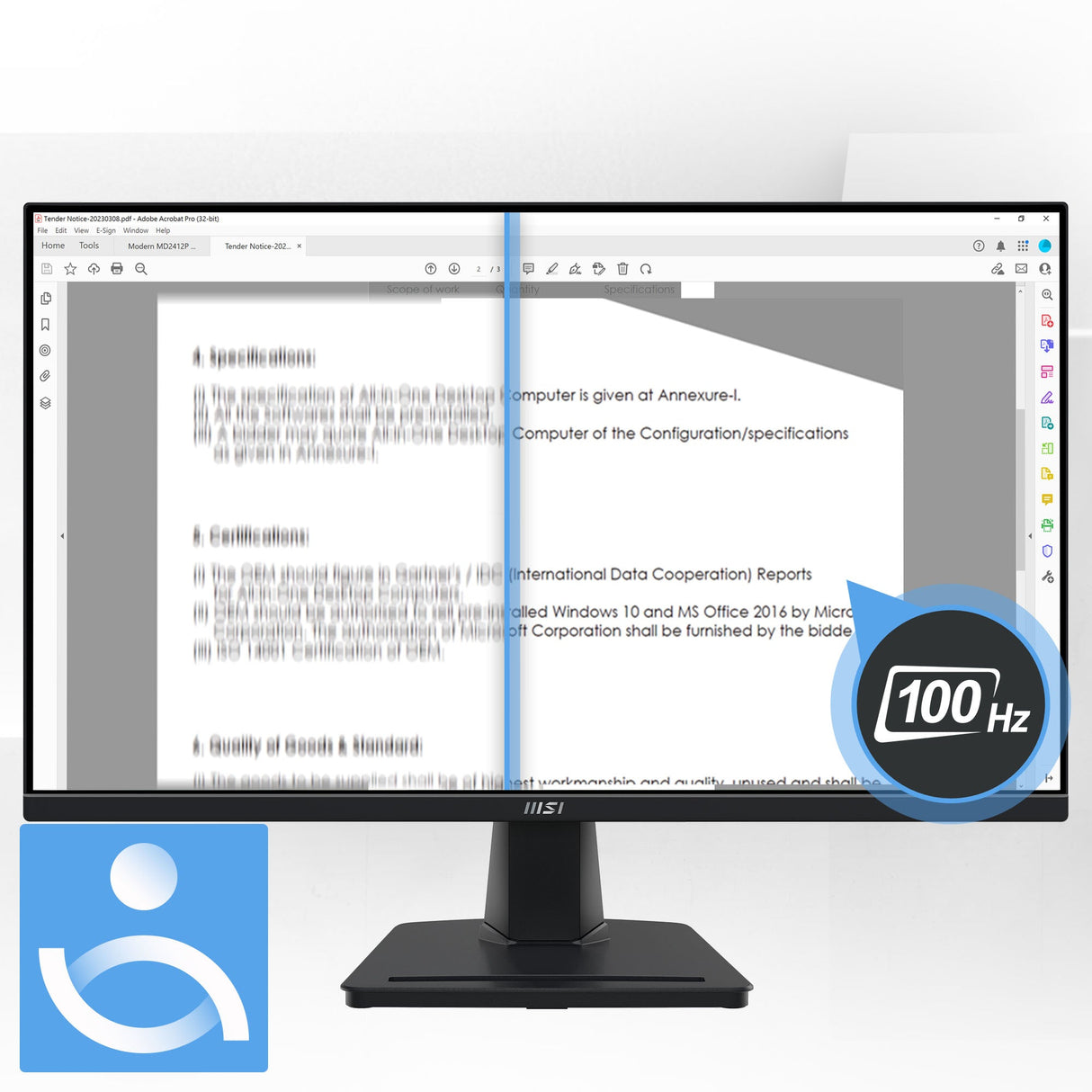 PRO MP245G | MSI PRO Monitor