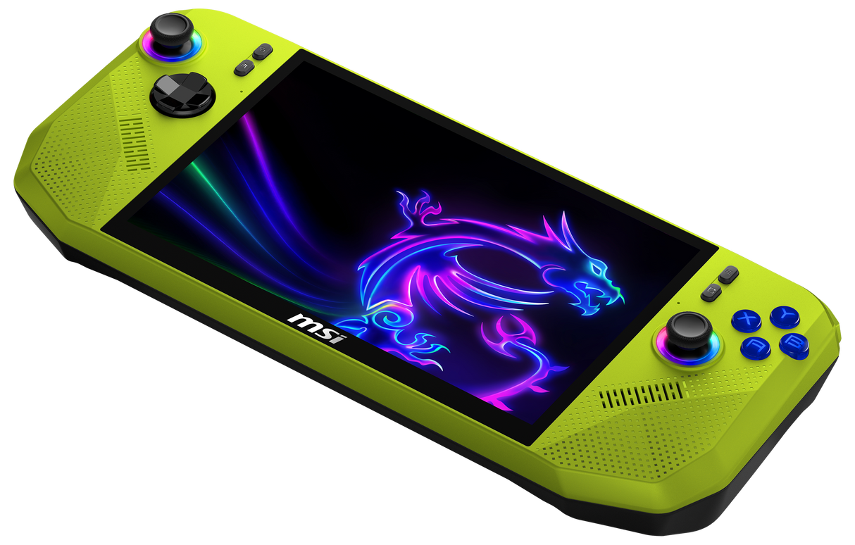 MSI Handheld PC Claw A8 BZ2EM-037 Neon Green