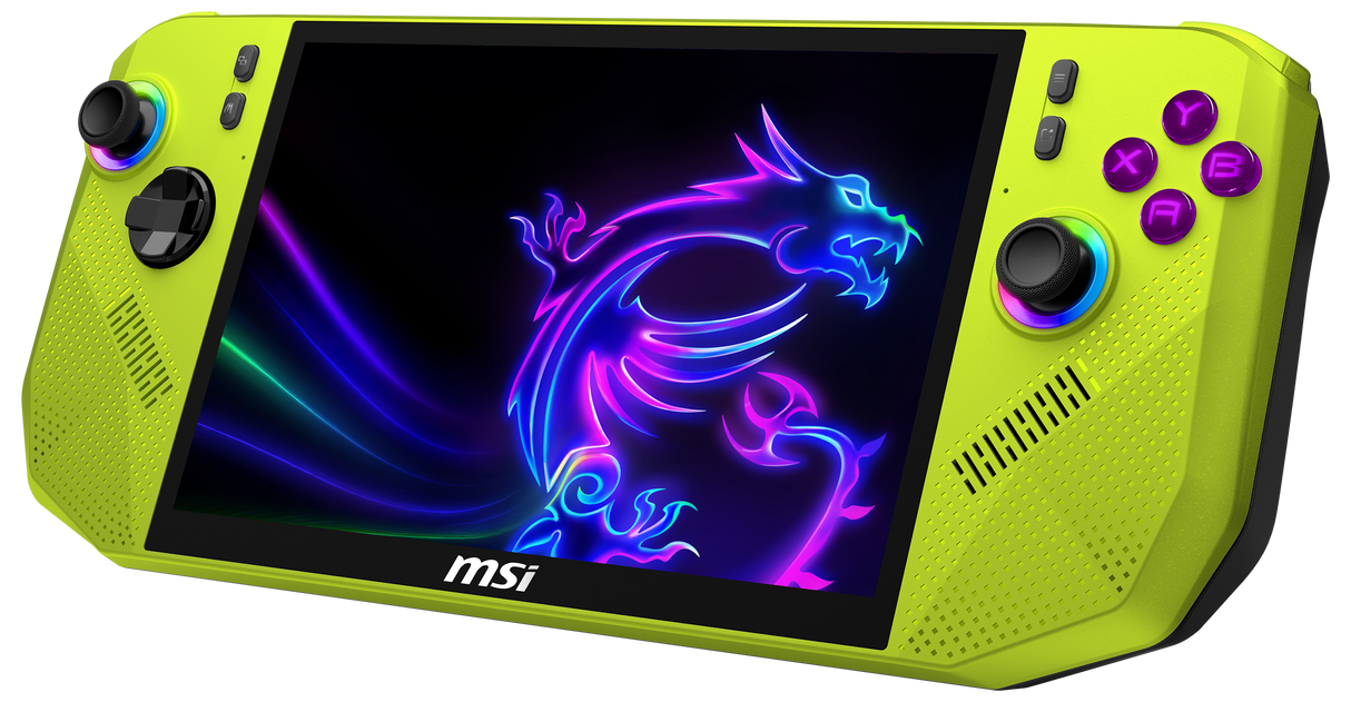 MSI Handheld PC Claw A8 BZ2EM-037 Neon Green