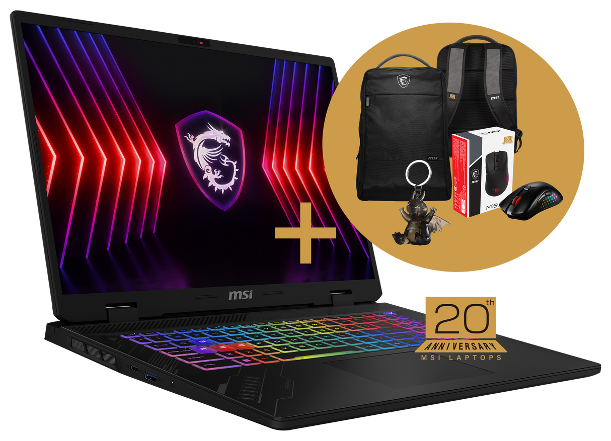 MSI Incent Gaming Laptop Crosshair 17 HX D14VGKG-098 Anniversary Edition [mit »Diablo® IV – Vessel of Hatred« Bundle]