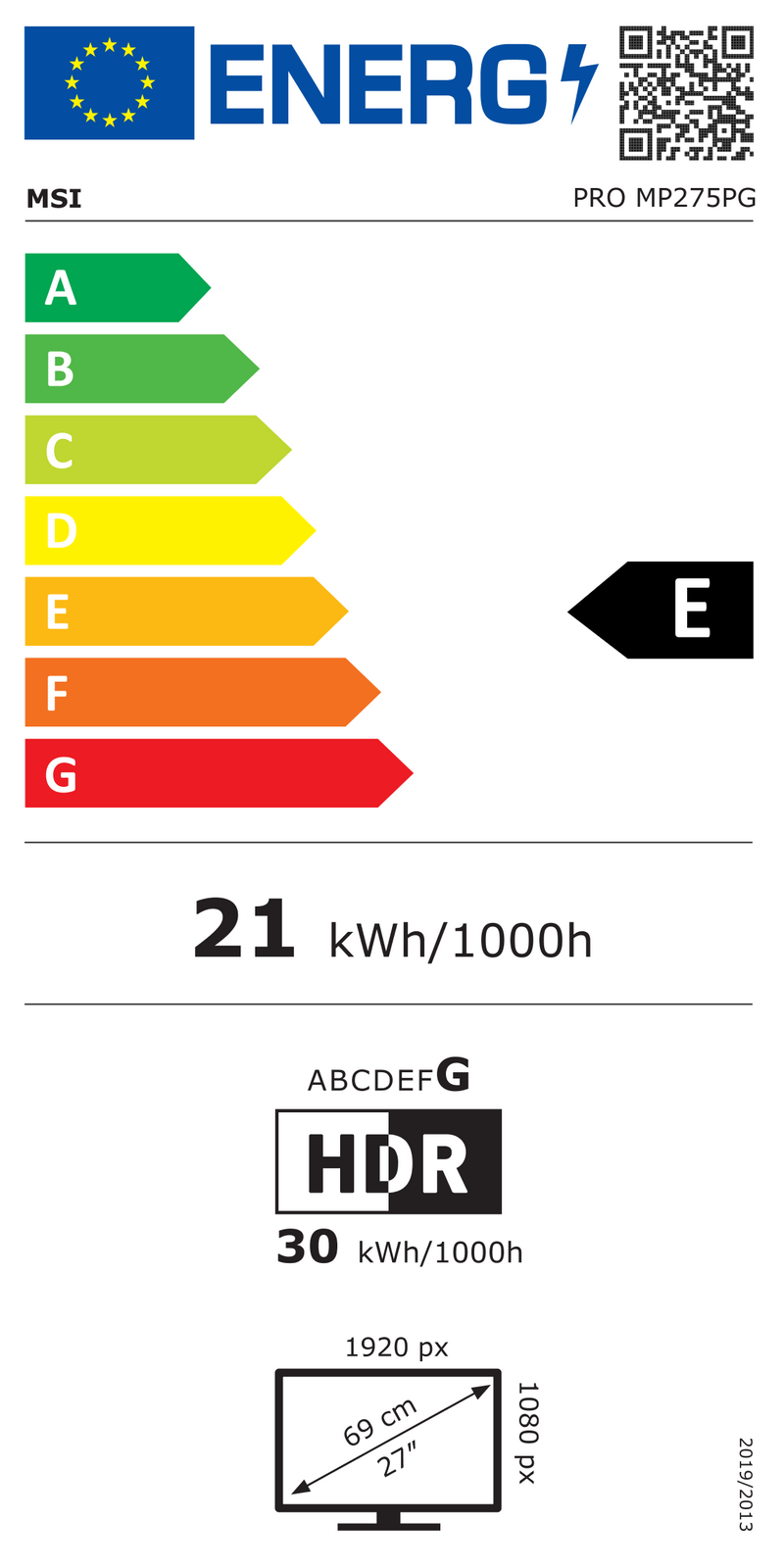 Energy Efficiency Label