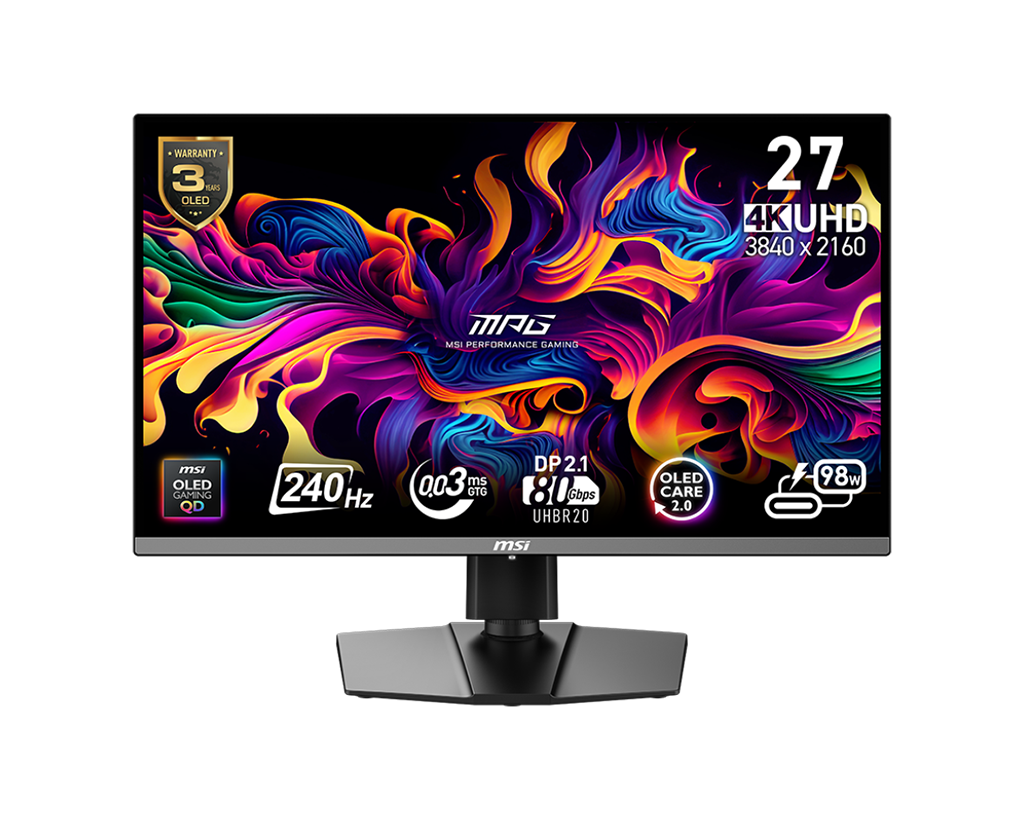 MPG 272URX QD-OLED | MSI Gaming Monitor *** Verpackung leicht beschädigt***