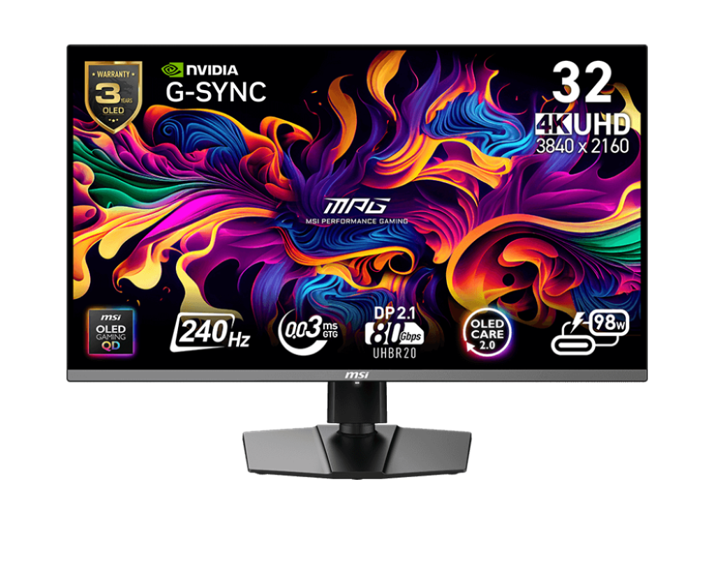 MPG 322URXDE QD-OLED | MSI Gaming Monitor