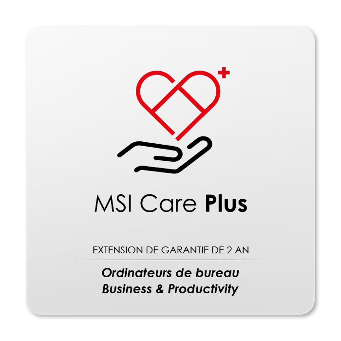 2 ans - Extension de garantie pour ordinateurs de bureau de série Cubi et PRO PD
