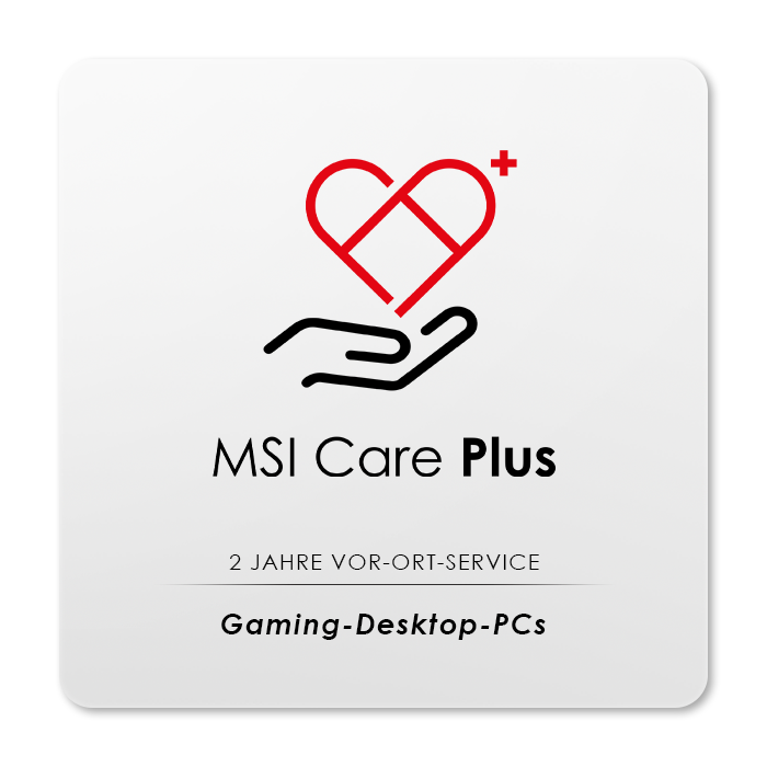 2 Jahre - Vor-Ort-Service für Gaming-Desktops